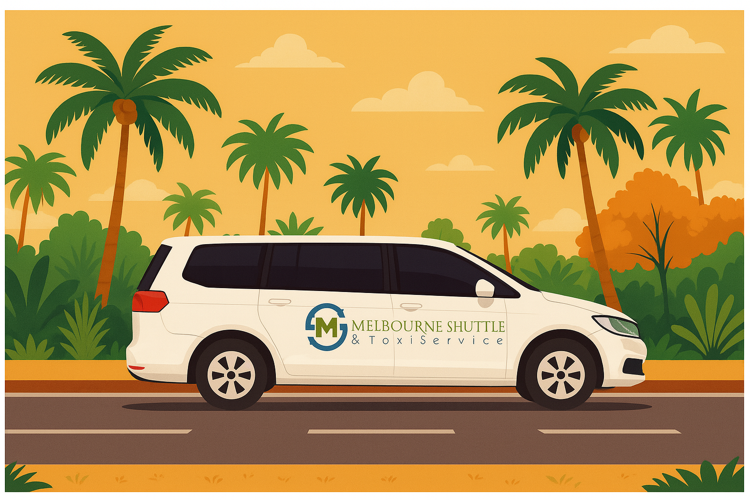 Melbourne Shuttle and Taxi Service vehicle